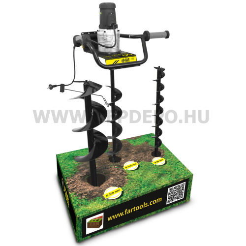 FARTOOLS TE 1200B Elektromos talajfúró gép 1200 W, 80-200 mm, max 56 cm