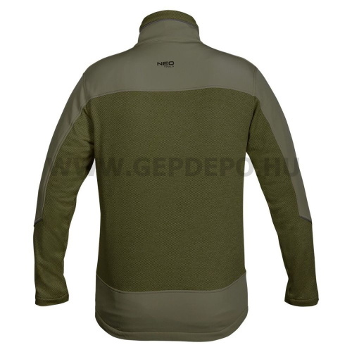 NEO TOOLS Softshell munkavédelmi kabát, Outdoor, zöld, M