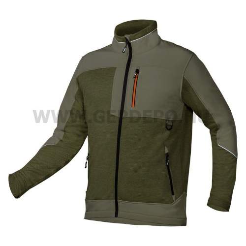 NEO TOOLS Softshell munkavédelmi kabát, Outdoor, zöld, XL