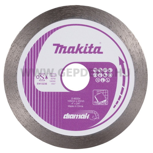 Makita Diamak folyamatos gyémánttárcsa 105mm