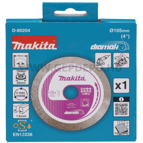 Makita Diamak folyamatos gyémánttárcsa 105mm