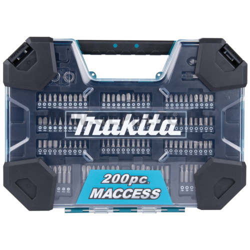 Makita fúró-csavarbehajtó készlet 200 db-os