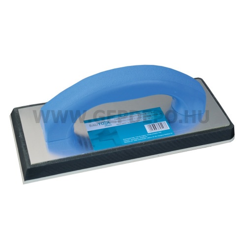 Bautool fugázó simító kemény gumival 230x100 mm, profi