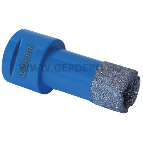 Bautool gyémántfúró sarokcsiszolóhoz M14, 20 mm