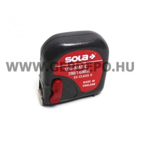 Sola acél mérőszalag 3m Uni-Matic