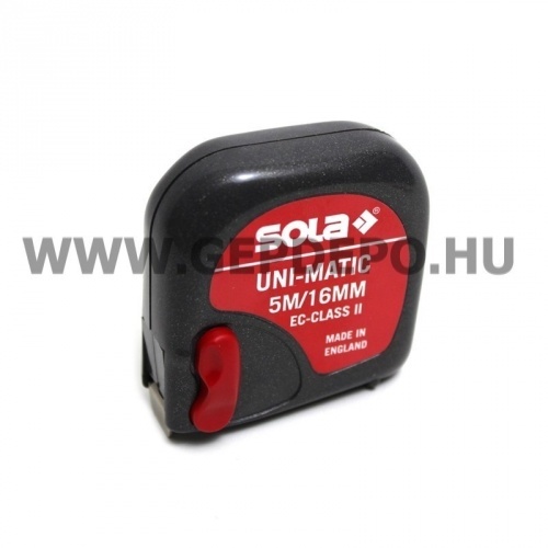 Sola acél mérőszalag 5m Uni-Matic
