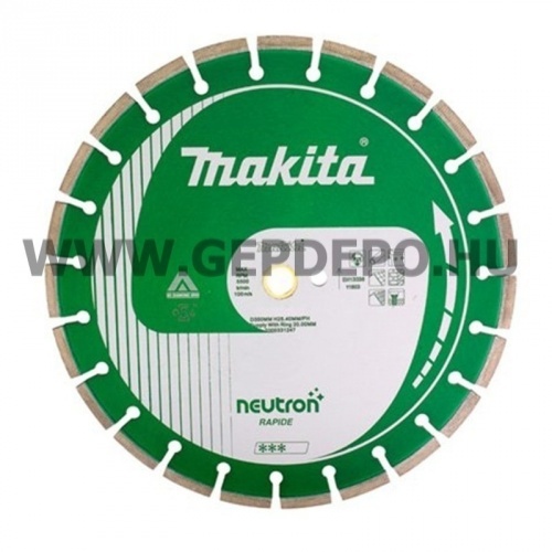 Makita Neutron Rapide szegmenses gyémánttárcsa 3DDG 400mm