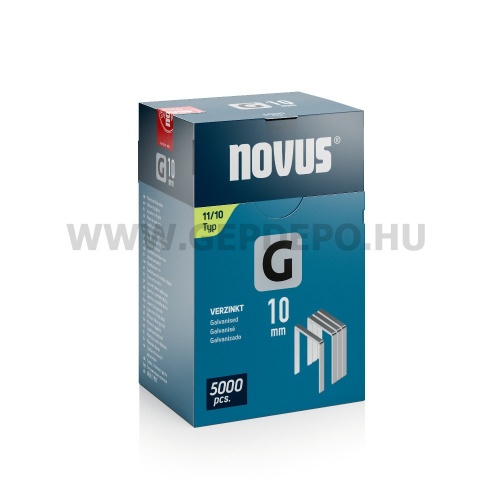 Novus G 11 tüzőkapocs 10 mm 5000 db