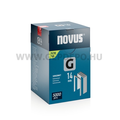 Novus G 11 tüzőkapocs 14 mm 5000 db