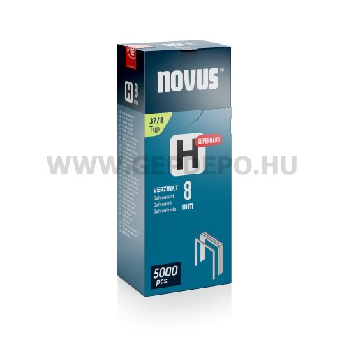 Novus H 37 SH szuperkemény tüzőkapocs 8 mm 5000 db