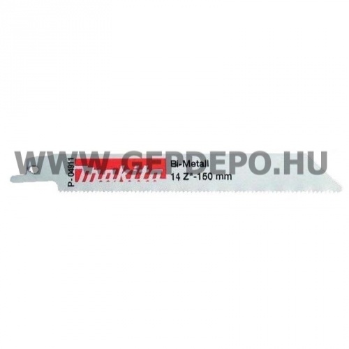 Makita bimetál orrfűrészlap FÉM, TPI:14, 150 mm - 5 db