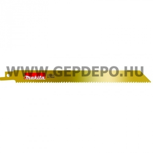 Makita bimetál orrfűrészlap SZÖGESFA, FÉM, TPI:8-10, 225 mm - 5 db