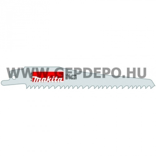 Makita bimetál orrfűrészlap, SZÖGES FA, TPI:5-8, 150 mm - 5 db