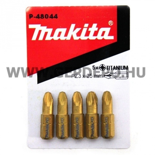 Makita titánium bit PZ3x25 mm - 5 db
