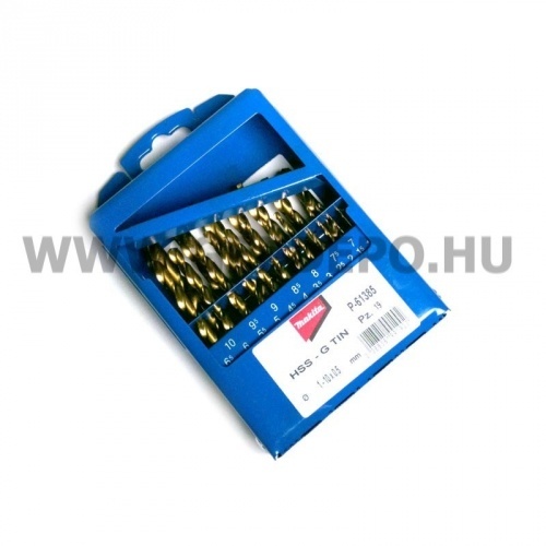 Makita HSS Titánium fémfúró készlet 1-10 mm - 19 részes