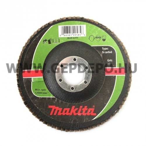 Makita lamellás csiszolótárcsa 125mm K120 Kő