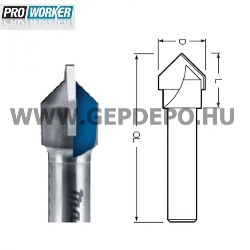 Makita "V" horonymaró kés