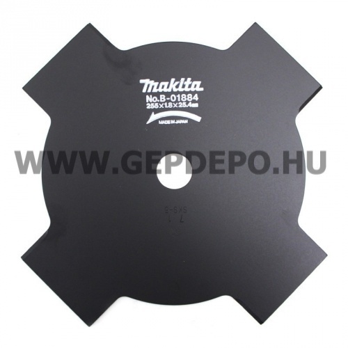 Makita bozótvágó kés 255 x 25,4 mm 4 fogú (B-01884)