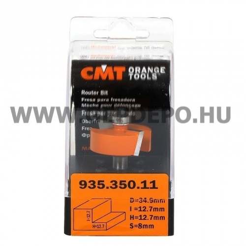 CMT csapoló marókés D:34,9mm L:12,7 S:8mm