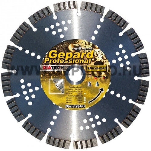 Diatech Gepard szegmenses gyémánttárcsa 230mm