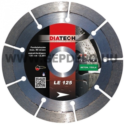 Diatech LE szegmenses gyémánttárcsa 150mm
