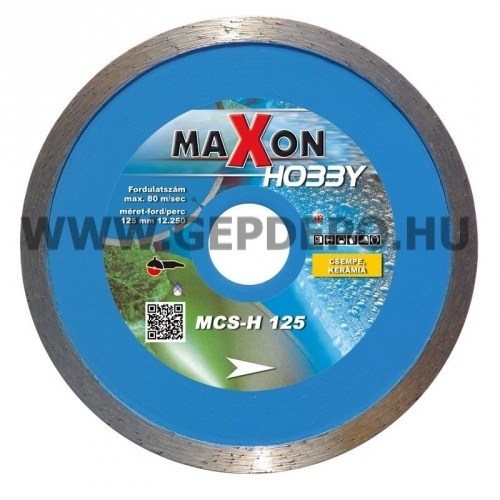 Diatech Maxon Csempe Hobby folyamatos gyémánttárcsa 125mm