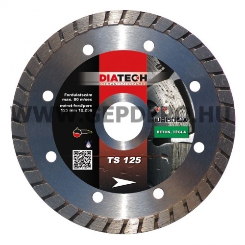 Diatech TS turbó gyémánttárcsa 115mm