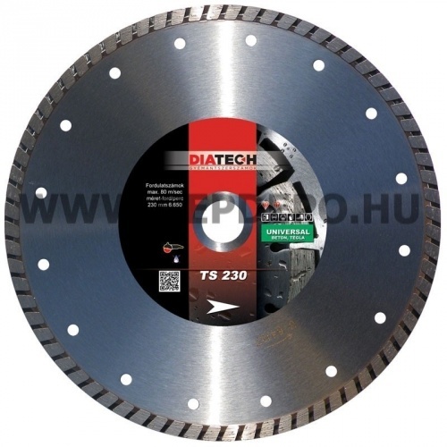 Diatech TS turbó gyémánttárcsa 250mm