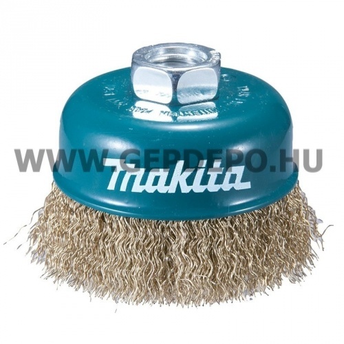 Makita hullámos sárgaréz drótkefe csésze 90mm M14