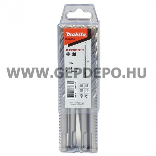 Makita SDS-Plus Nemesis fúrószár csomag 12x160mm 10db