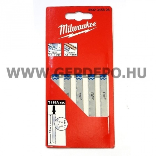 Milwaukee T118A sp. szúrófűrészlap HSS 100mm