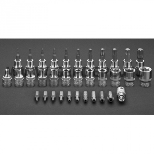 Neo torx dugókulcs készlet 3/8" 34 részes