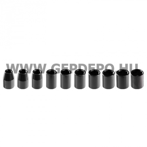 Neo dugókulcs készlet 1/2" 10 részes