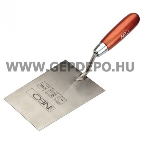 Neo kőműves kanál 18cm szögletes
