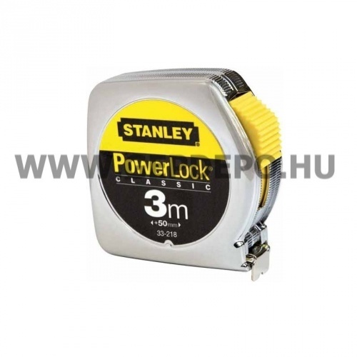 Stanley Powerlock Fémházas mérőszalag 3m