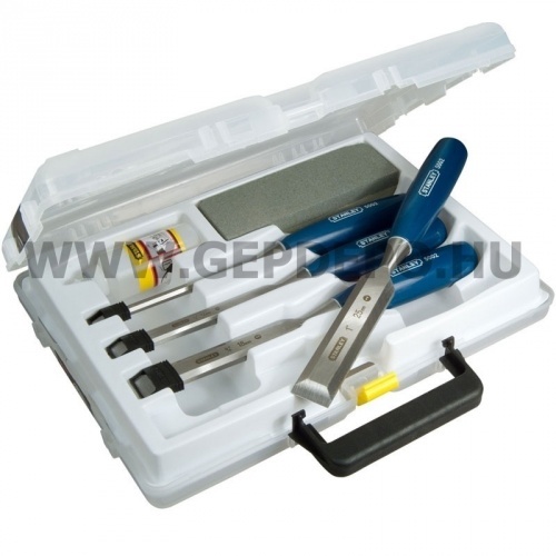 Stanley 5002 favéső készlet olaj+kő 4 részes