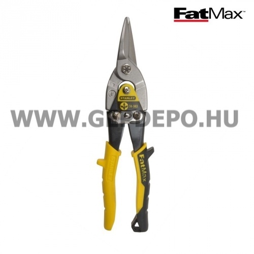 Stanley FatMax áttételes lemezvágó olló egyenes 250mm