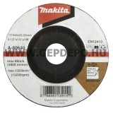 Makita tisztítótárcsa inoxhoz 115x6,0mm