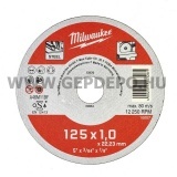 Milwaukee vágótárcsa fémhez 125 x 1mm