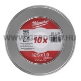 Milwaukee vágótárcsa fémhez 125mm fémdobozban (10db)