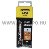 Stanley kábel tűzőkapocs "7" 14mm 1000db