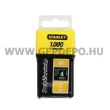 Stanley tűzőkapocs "H" (13/51/19) 6mm 1000db
