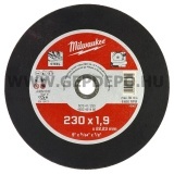 Milwaukee vágótárcsa fémhez 230 x 1,9mm