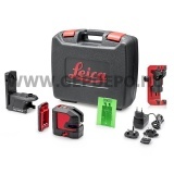 Leica Lino L2P5G zöld pont- és keresztlézer (koffer + Li-ion pack + alkáli + falitartó)