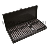 Neo bitkészlet műanyag tartóban 1/2" 3/8" 40 részes