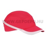 Portwest PW69 lélegző ütésbiztos baseball sapka, piros