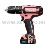 Makita HP331DSAP1 Ütvefúró-csavarbehajtó Rózsaszín 10,8V-12V Max CXT 2,0 Ah PINK
