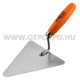 Neo kőműveskanál háromszög alakú 180mm