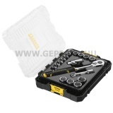 Stanley FatMax 3/8" dugókulcs készlet 18 részes, sorolható dobozban