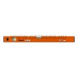 Kapriol Pro vízmérték 40cm 0,75mm/m=0,043° - 1,6mm